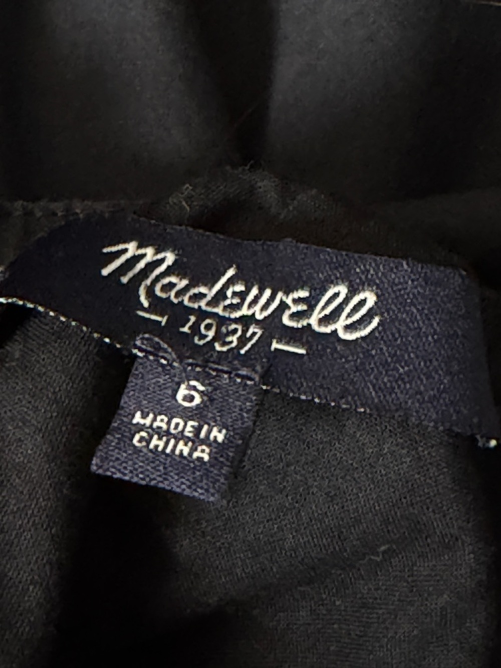 Madewell Black Midi Dress with Side Cutout - Picture 8 of 10